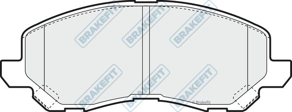 APEC BRAKING Bremžu uzliku kompl., Disku bremzes PD3134